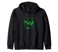 Just Here for the Pickles Funny Pickle Joke Foodie Fun Zip Hoodie