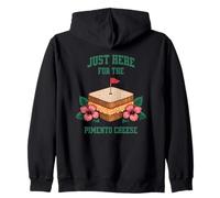 Just Here for the Pimento Cheese Sandwich Zip Hoodie