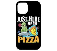Just Here for the Pizza - The Ultimate Ufo Alien Case for iPhone 12/12 Pro