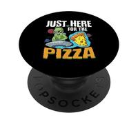 Just Here for the Pizza - The Ultimate Ufo Alien PopSockets Adhesive PopGrip