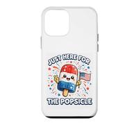 Just Here For The Popsicle Patriotic Popsicle Mascot Humor Case for iPhone 12 mini