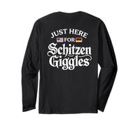 Just Here for The Schitzengiggles Funny German Octoberfest Long Sleeve T-Shirt