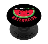 Just Here for the Watermelon Cute Melon Fruit Summer Lovers PopSockets Adhesive PopGrip