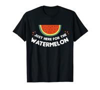 Just Here For The Watermelon Cute Summer Tropical Fruits T-Shirt