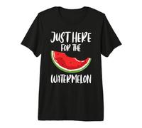 Just Here for The Watermelon Summer Vacation Fruit Lover Premium T-Shirt