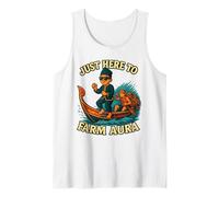 Just Here to Farm with Aura Aura Farming Boat Tank Top