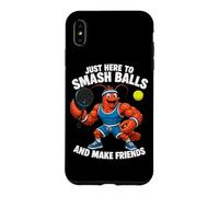 Just Here To Smash Balls And Make Friends - Padel Lobster Case for iPhone XS Max
