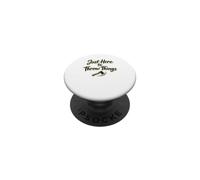 Just Here To Throw Things Lumberjack Axe Throwing Dad Shirt PopSockets Adhesive PopGrip