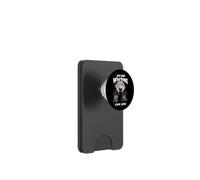 Just Here Waiting For You Black Cat Devil Moon Halloween PopSockets PopWallet for MagSafe