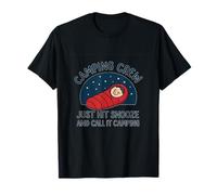 Just Hit Snooze Call It Camping Crew Graphic T-Shirt