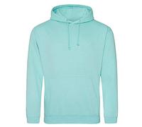 Just Hoods College Hoodie, Men Womens Unisex adult, 10002006, Peppermint