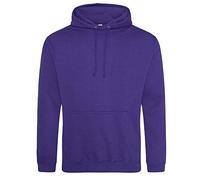Just Hoods College Hoodie - purple - Medium