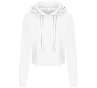 Just Hoods Ladies Girlie Womans Cropped Hoodie Hooded Sweat Sweatshirt