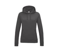Just Hoods Ladies Womens Cotton Rich Hooded Sweatshirt Hoodie - 20 Colours