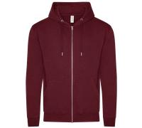 Just Hoods Organic Cotton/Recycled Polyester Full Zip Hooded Sweatshirt Hoodie