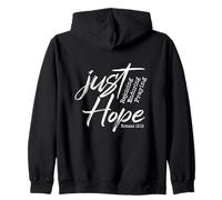 Just Hope - Rejoicing Enduring Praying Romans 12:12 Zip Hoodie