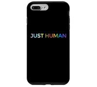 Just Human lgbt Equality Diversity Rainbow Case for iPhone 7 Plus/8 Plus
