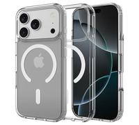 Just In Case | Heavy Duty Transparent Case for iPhone 17 Pro MAX (Military Case Compatible MagSafe, Reinforced Corners, Ultra-Thin Profile) Clear