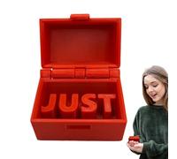 Just in Case Prank Box, Just in Case Joke Gag | Just in Case Prank Stuff Joke Box, Desk Decoration, Jewellery Organiser, Treasure Chest, Funny Gag, Small Box with Strange Words, Party Supplies