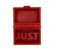Just In Case Prank Stuff Joke Box - Funny Prank Box, Just In Case Prank Box | Desktop Decor Weird Things, Small Box Of Words Funny Gag Jewelry Organizer, Halloween Decoration