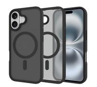 Just In Case | Shockproof Case for iPhone 17 (Reinforced Military Case + Compatible MagSafe, Shock-Absorbed Corners, Ultra-Thin Profile) Black