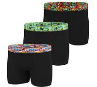 Just Inner Men’s Boxer Shorts 3 Pack, Ultra Soft Modal Cotton Boxers, Breathable Mens Trunks Underwear, Comfortable Men Underwear, Durable Mens Underpants, Premium Men Boxers Gift Set