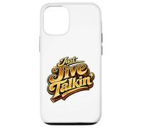 Just Jive Talkin' Retro 70s Soul Funk Disco Typography Case for iPhone 12/12 Pro