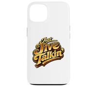 Just Jive Talkin' Retro 70s Soul Funk Disco Typography Case for iPhone 13