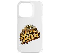 Just Jive Talkin' Retro 70s Soul Funk Disco Typography Case for iPhone 14 Pro