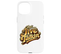 Just Jive Talkin' Retro 70s Soul Funk Disco Typography Case for iPhone 15