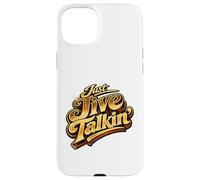 Just Jive Talkin' Retro 70s Soul Funk Disco Typography Case for iPhone 15 Plus