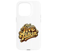 Just Jive Talkin' Retro 70s Soul Funk Disco Typography Case for iPhone 15 Pro