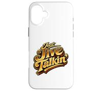 Just Jive Talkin' Retro 70s Soul Funk Disco Typography Case for iPhone 16 Plus