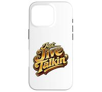 Just Jive Talkin' Retro 70s Soul Funk Disco Typography Case for iPhone 16 Pro