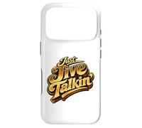 Just Jive Talkin' Retro 70s Soul Funk Disco Typography Case for iPhone 17 Pro