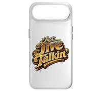 Just Jive Talkin' Retro 70s Soul Funk Disco Typography Case for iPhone Air