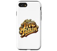 Just Jive Talkin' Retro 70s Soul Funk Disco Typography Case for iPhone SE (2020) / 7/8