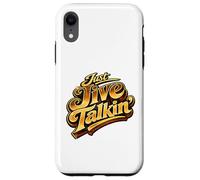 Just Jive Talkin' Retro 70s Soul Funk Disco Typography Case for iPhone XR