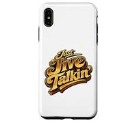 Just Jive Talkin' Retro 70s Soul Funk Disco Typography Case for iPhone XS Max