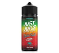 Just Juice 70/30 Vape Liquid, 100ml 0mg Strawberry & Curuba Vape Juice, E liquid for E-Cigarette, Nic Free Eliquid, Vaping Liquids, 70VG 30PG