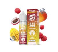 Just Juice Superior E-Liquids Bar Saltfill Vape Liquid - Lychee Mango Flavour - 40ml Bottle with 40ml of Super Concentrated Juice, 60/40 0mg e-Liquid