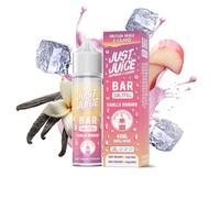 Just Juice Superior E-Liquids Bar Saltfill Vape Liquid - Vanilla Rhubarb Flavour - 60ml Bottle with 40ml of Super Concentrated Juice, 60/40 0mg e-Liquid