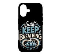 Just Keep Breathing Meditation Mindfulness Zen Case for iPhone 17
