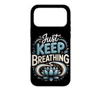 Just Keep Breathing Meditation Mindfulness Zen Case for iPhone 17 Pro Max