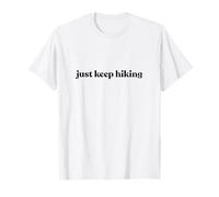 Just Keep Hiking, Outdoor Hiking Mountain Trail Explorer T-Shirt