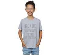 Just Keep On Breaking The Rules T-Shirt AC/DC Grey 5-6 Years