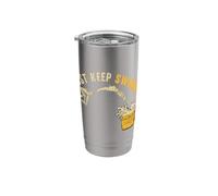 Just Keep Swimming Funny Beer Lover Beer Drinking Stainless Steel Insulated Tumbler