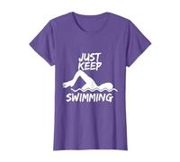Just Keep Swimming Funny Swim Sport Swimmer Gift T-Shirt