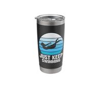 Just Keep Swimming Stainless Steel Insulated Tumbler