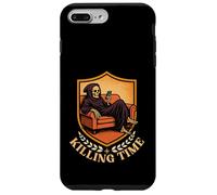 Just Killing Time Grim Reaper Doomscroll Dark Humor Brainrot Case for iPhone 7 Plus/8 Plus